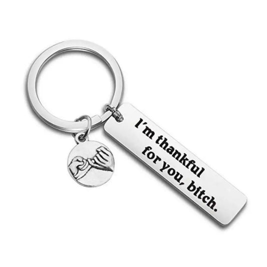 I'm Thankful keychain