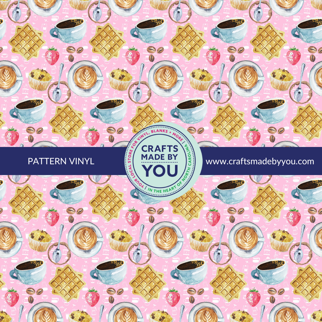 Pattern Adhesive Vinyl- Brunch Time