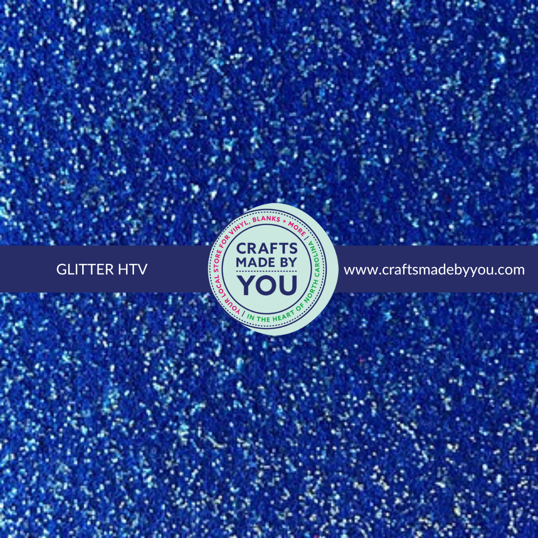 Siser Glitter HTV Sheet - Royal Blue