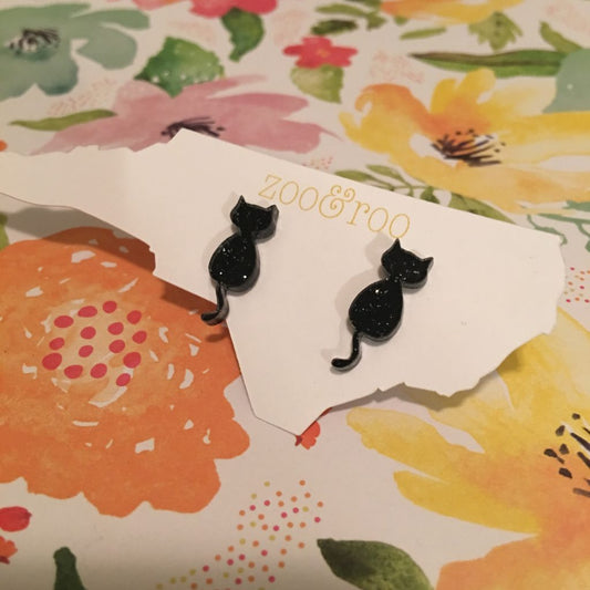 Cat Acrylic Earrings