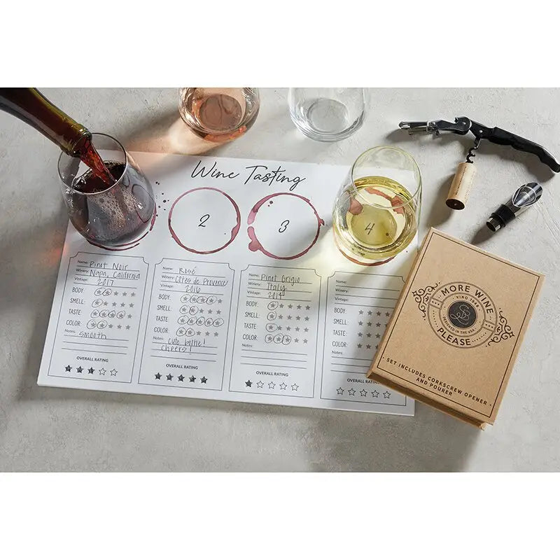 Wine Tasting Placemat 24 Pack