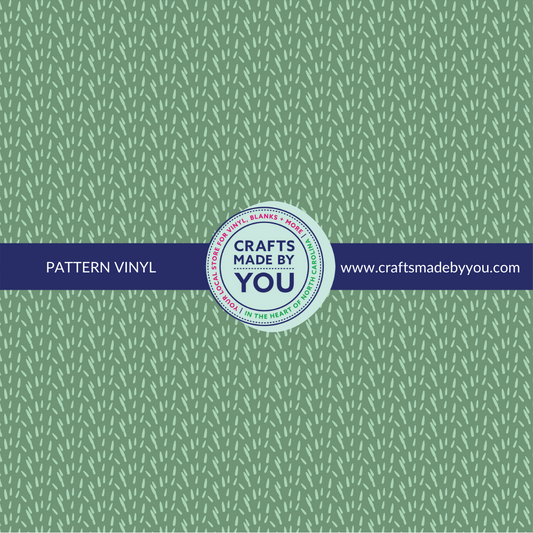 12" x 12" Pattern Adhesive Vinyl- Mint & Sage Pattern