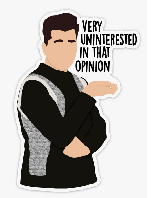 David's Opinion Sticker