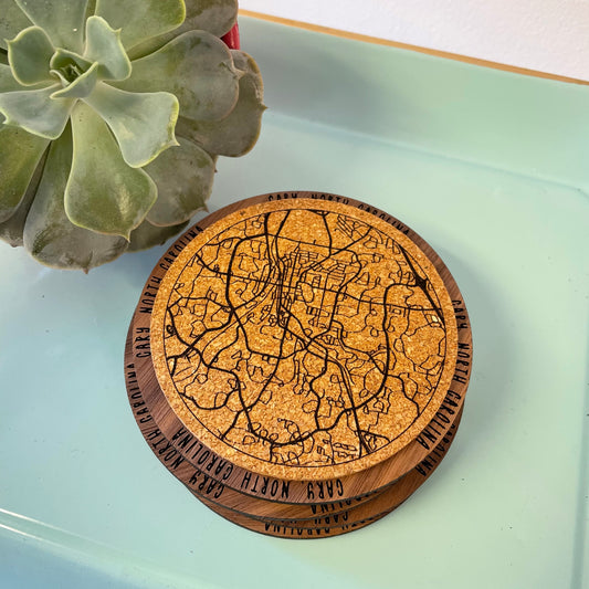 Wood & Cork Coasters