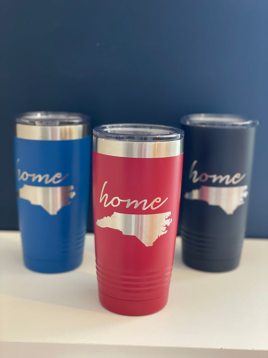 20 oz. Stainless Steel Tumbler - North Carolina